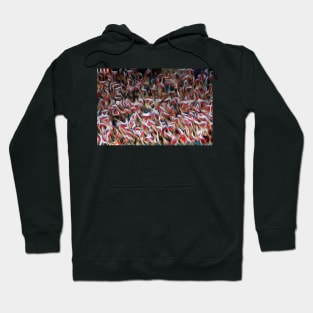 Slovakian football fans. Oil paint effect. Hoodie